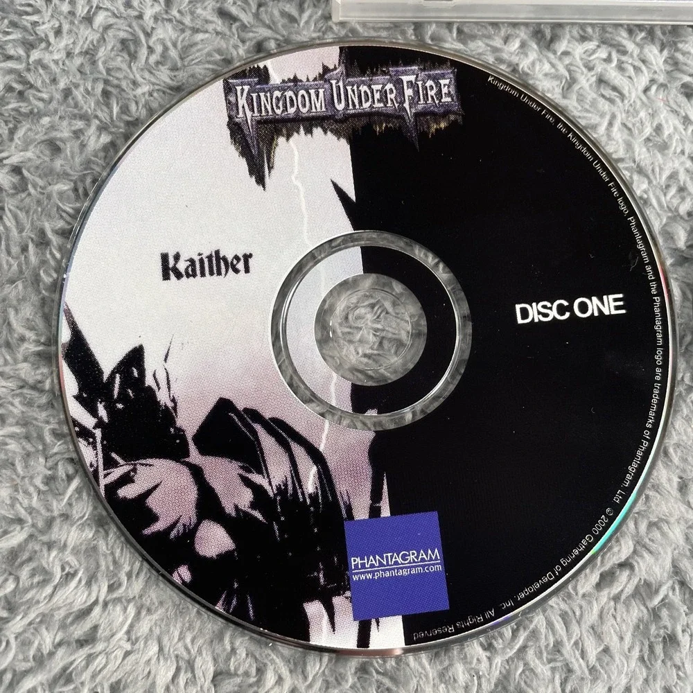 Kingdom Under Fire A War of Heroes PC Vintage CD-ROM Disk 1 And 2